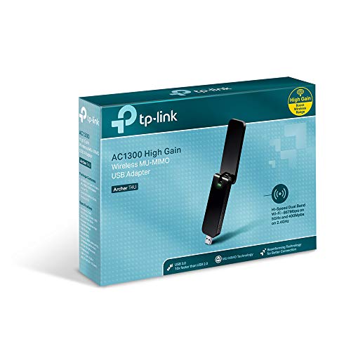 TP-LINK AC1300 Archer T3U Plus High Gain USB 3.0 Wi-Fi Dongle TP-LINK AC1300 Archer T3U Plus High Gain USB 3.0 Wi-Fi Dongle
