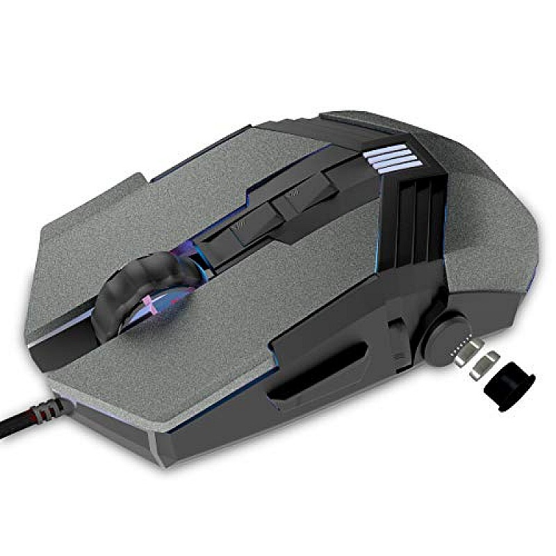 Quantum QHM233G Snype 1.0 3200 DPI Wired USB Gaming Mouse with 7 Programmable Keys