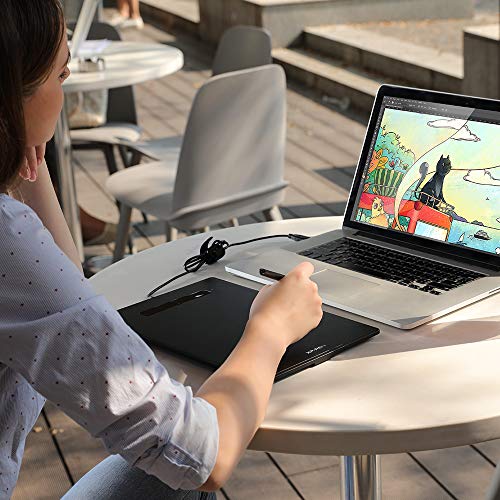 XP-Pen Star G960 Graphic Tablet (8.35X5.33 inch Working Area|8192 Levels of Pressure Sensitivity|Battery Free Stylus) XP-Pen Star G960 Graphic Tablet (8.35X5.33 inch Working Area|8192 Levels of Pressure Sensitivity|Battery Free Stylus)