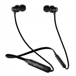 pTron Tangent Lite Bluetooth 5.0 Wireless Headphones with Hi-Fi Stereo Sound (Black)