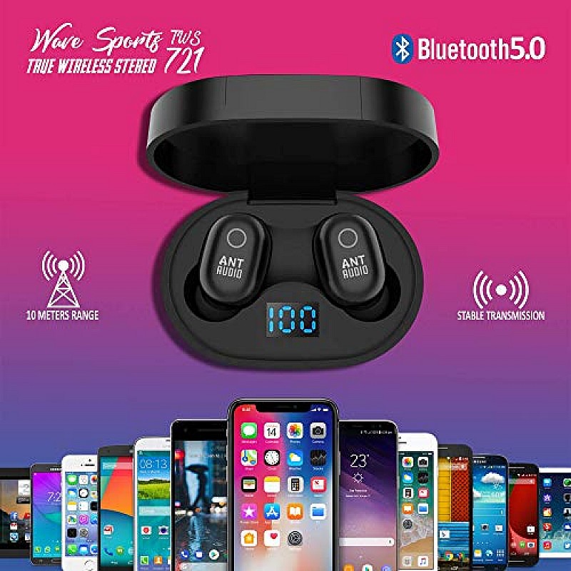 Ant Audio Wave Sports 721 Bluetooth Wireless Earphone 