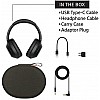 Sony WH-1000XM4 Bluetooth Wireless Over Ear Headphones with Mic (Black)