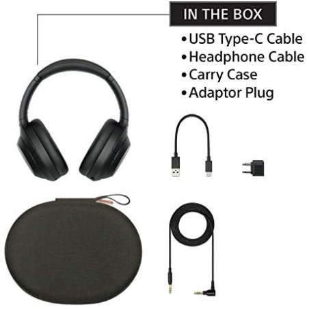 Sony WH-1000XM4 Bluetooth Wireless Over Ear Headphones with Mic (Black) Sony WH-1000XM4 Bluetooth Wireless Over Ear Headphones with Mic (Black)