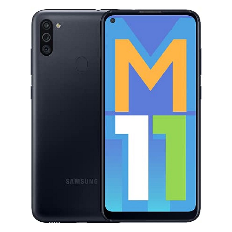 Samsung Galaxy M11 (Black, 4GB RAM, 64GB Storage) 