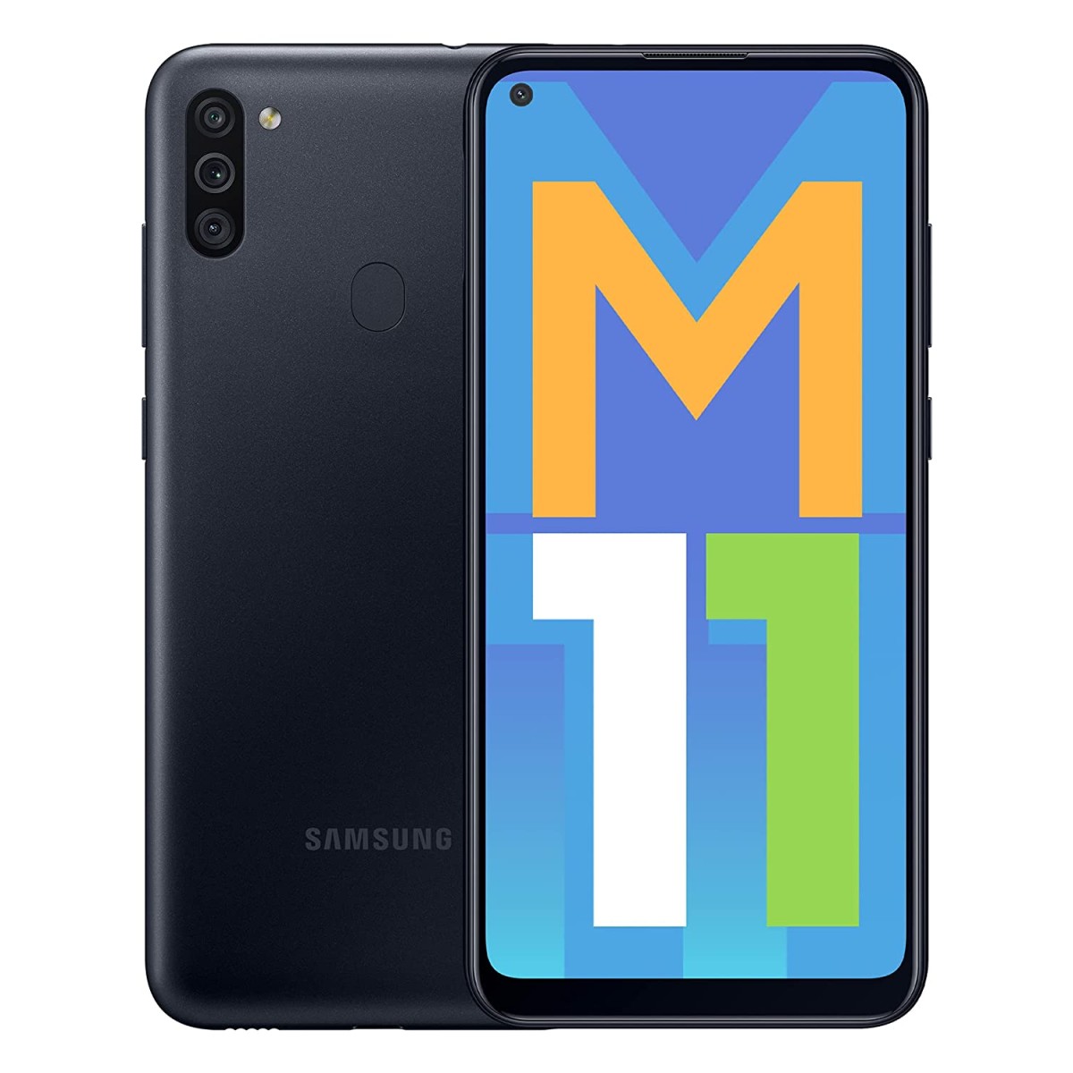 Samsung Galaxy M11 (Black, 4GB RAM, 64GB Storage) refurbished