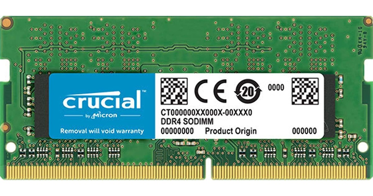 Crucial 16GB DDR4 2666 MT/s (PC4-21300) CL19 DR x 8 Unbuffered