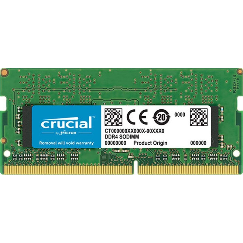 Crucial 16GB DDR4 2666 MT/s (PC4-21300) CL19 DR x 8 Unbuffered DIMM 260pin