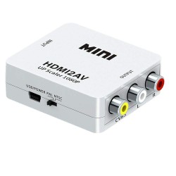 JGD PRODUCTS Mini HDMI2AV UP Scaler 1080P HD Video Converter Media Streaming Device