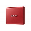 Samsung T7 1TB Up to 1,050MB/s USB 3.2 Gen 2 (10Gbps, Type-C) External Solid State Drive (Portable SSD) Red (MU-PC1T0R)