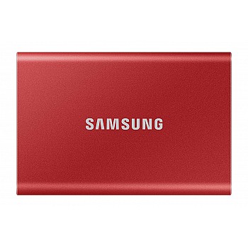 Samsung T7 1TB Up to 1,050MB/s USB 3.2 Gen 2 (10Gbps, Type-C) External Solid State Drive (Portable SSD) Red (MU-PC1T0R)