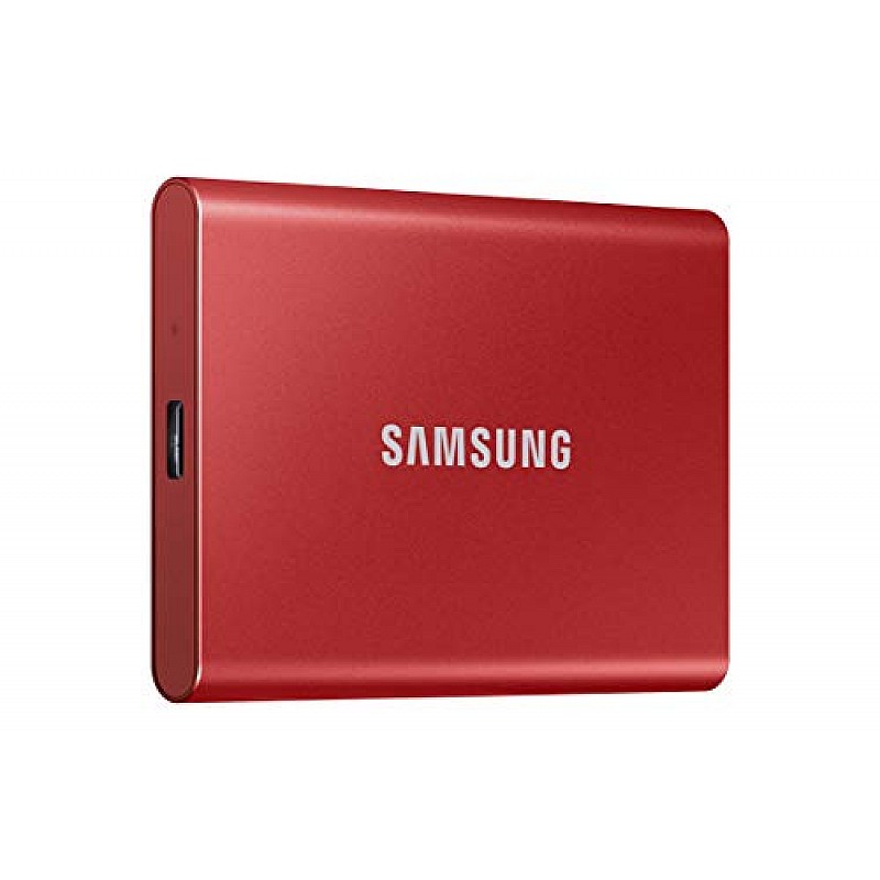 Samsung T7 1TB Up to 1,050MB/s USB 3.2 Gen 2 (10Gbps, Type-C) External Solid State Drive (Portable SSD) Red (MU-PC1T0R)