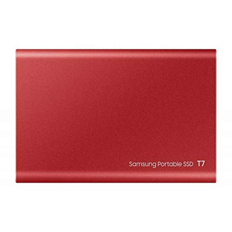 Samsung T7 1TB Up to 1,050MB/s USB 3.2 Gen 2 (10Gbps, Type-C) External Solid State Drive (Portable SSD) Red (MU-PC1T0R)