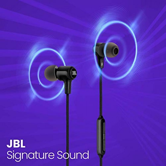 JBL Live 25BT by Harman in-Ear Wireless Headphone with 8-Hours Battery Life, Multi-Point Connectivity and Voice Assistant Integration (Blue)