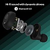 Noise Shots Nuvo True Wireless Earbuds (Bluetooth v5.0) with HD Sound and Fast Charging (Stealth Black)