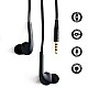 Boompods Bassline 3.5 mm Jack in-Ear Earphones/Headphones with mic, Play/Pause and Switch Track Functions (Black)