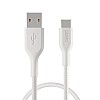 Playa by Belkin Ultra Strong Braided Tough USB to USB-C Cable, USB Type-C to USB A 2.0 Male Cable, 3.3 Feet (1 Meter), White