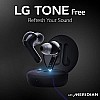 LG TONE Free HBS-FN6 Truly Wireless Bluetooth In Ear Earbuds with Mic (Black)