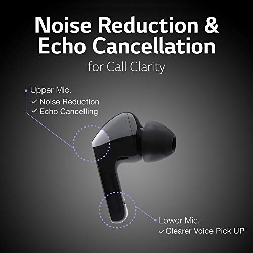 LG TONE Free HBS-FN6 Truly Wireless Bluetooth In Ear Earbuds with Mic (Black) LG TONE Free HBS-FN6 Truly Wireless Bluetooth In Ear Earbuds with Mic (Black)