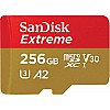 SanDisk Extreme microSD Card for Mobile Gaming, 4K Video, 160MB/s R/90MB/s 256GB, SDSQXA1-256G-GN6GN