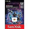 SanDisk Extreme microSD Card for Mobile Gaming, 4K Video, 160MB/s R/90MB/s 256GB, SDSQXA1-256G-GN6GN