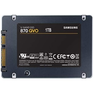 Samsung 870 QVO 1TB SATA 2.5" Internal Solid State Drive (SSD) (MZ-77Q1T0BW) Samsung 870 QVO 1TB SATA 2.5" Internal Solid State Drive (SSD) (MZ-77Q1T0BW)