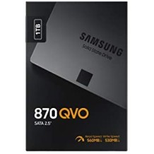 Samsung 870 QVO 1TB SATA 2.5" Internal Solid State Drive (SSD) (MZ-77Q1T0BW) Samsung 870 QVO 1TB SATA 2.5" Internal Solid State Drive (SSD) (MZ-77Q1T0BW)