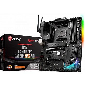 Msi B450 Gaming pro carbon max wi-fi amd motherboard amd ryzen 5000&3000 desktop ready