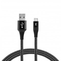 Dyazo 4 ft 2.4 Amp Fast Charging Unbreakable Nylon Braided Micro USB Cord compatible with all Android Devices