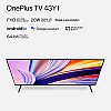 OnePlus 80 cm (32 inches) Y Series HD Ready LED Smart Android TV 32Y1 (Black) (2020 Model)-