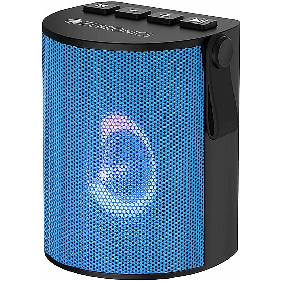 Zebronics Zeb-Bellow Portable Speaker with Bluetooth Supporting, USB, SD Card, AUX, Call Function, Built-in FM