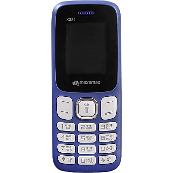 Micromax X381 1.77 inch Phone Blue