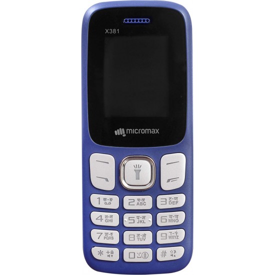 Micromax X381 1.77 inch Phone Blue