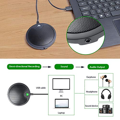 MAONO AU-GM10 USB Condenser Microphone, with Touch-Key Mute and Volume Control, Headphone Jack for Vlogging, Recording, Gaming, Conference, YouTube, MAONO AU-GM10 USB Condenser Microphone, with Touch-Key Mute and Volume Control, Headphone Jack for Vlogging, Recording, Gaming, Conference, YouTube,