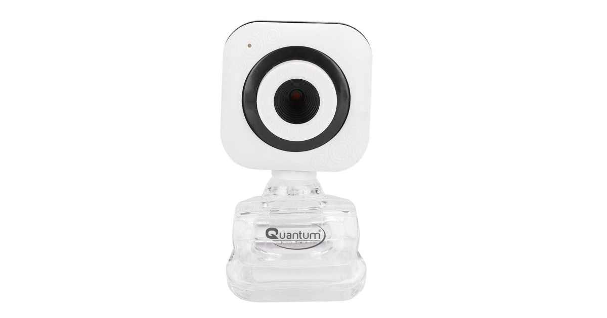 Quantum QHM495B 360 Degree Rotation PC HD Camera, with Built-in Microphone.