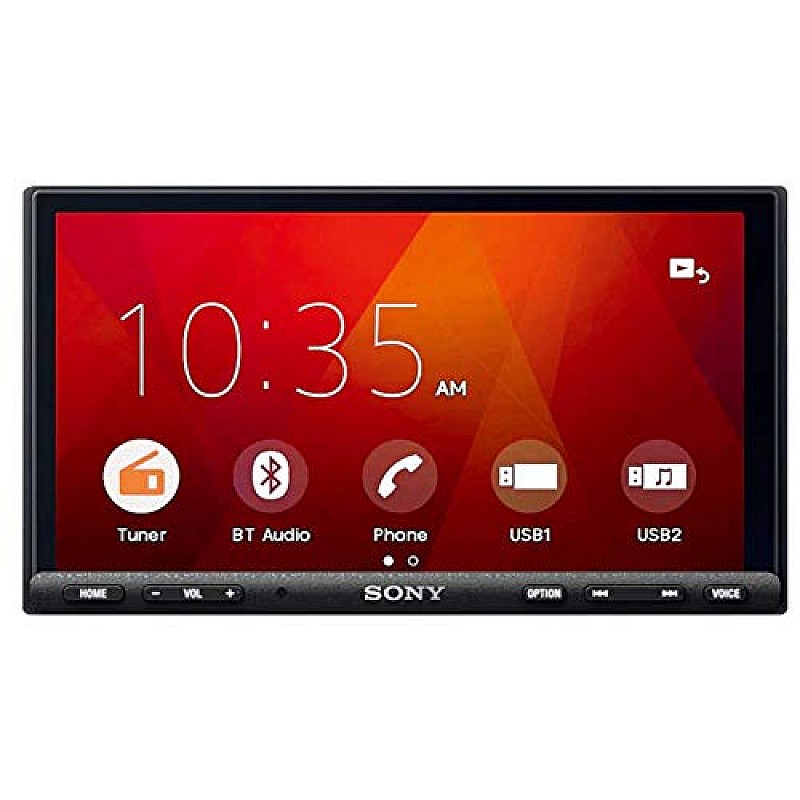 Sony XAV-AX7000 17.6 cm (6.95) (Diag.) Capacitive Touchscreen High Power Media Receiver with Android Auto, Apple Car Play and WebLink