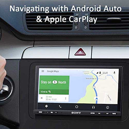 Sony XAV-AX7000 17.6 cm (6.95) (Diag.) Capacitive Touchscreen High Power Media Receiver with Android Auto, Apple Car Play and WebLink Sony XAV-AX7000 17.6 cm (6.95) (Diag.) Capacitive Touchscreen High Power Media Receiver with Android Auto, Apple Car Play and WebLink