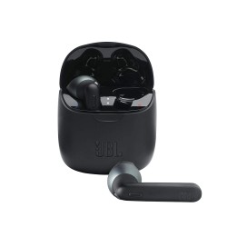 JBL Tune 225TWS by Harman True Wireless in-Ear Headphones with 25 Hours Playtime, Dual Connect, & Bluetooth 5.0 (Black)