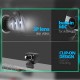 Zebronics Zeb-Crystal Clear Web Camera with 3P Lens Built-in Microphone Black