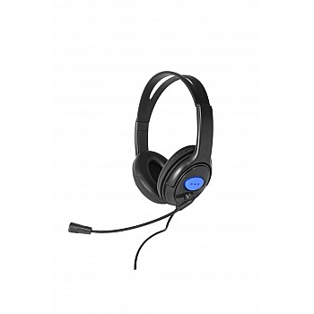 LAPCARE Stereo Headset LWS-004 Headphone with Flexible Mic for PC Mobiles Play Station Xbox Tablets  