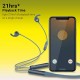 Zebronics ZEB-YOGA Wireless Bluetooth Supporting Earphone With Neckband Supports Magnetic Switch Control