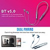 Zebronics ZEB-YOGA Wireless Bluetooth Supporting Earphone With Neckband Supports Magnetic Switch Control