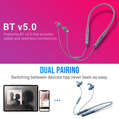 Zebronics ZEB-YOGA Wireless Bluetooth Supporting Earphone With Neckband Supports Magnetic Switch Control Zebronics ZEB-YOGA Wireless Bluetooth Supporting Earphone With Neckband Supports Magnetic Switch Control