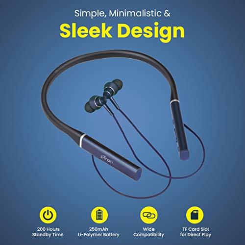 pTron Tangent Plus Magnetic in-Ear Wireless Bluetooth 5.0 Headphones, 15hrs Playback pTron Tangent Plus Magnetic in-Ear Wireless Bluetooth 5.0 Headphones, 15hrs Playback