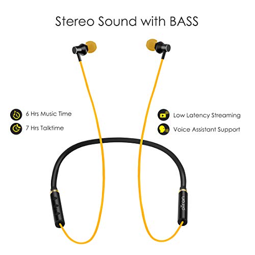 pTron Tangent Plus Magnetic in-Ear Wireless Bluetooth 5.0 Headphones, 15hrs Playback pTron Tangent Plus Magnetic in-Ear Wireless Bluetooth 5.0 Headphones, 15hrs Playback