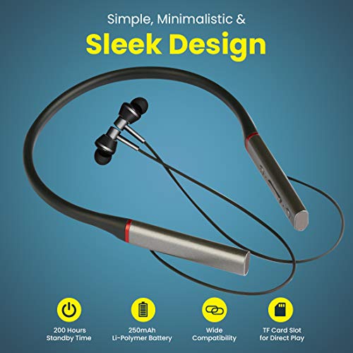 pTron Tangent Plus Magnetic in-Ear Wireless Bluetooth 5.0 Headphones, 15hrs Playback pTron Tangent Plus Magnetic in-Ear Wireless Bluetooth 5.0 Headphones, 15hrs Playback