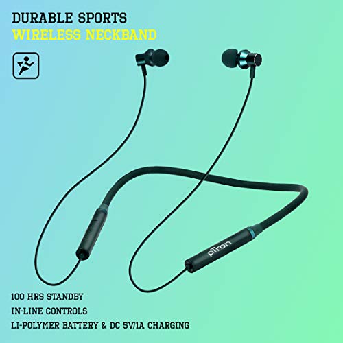 pTron Tangent Plus Magnetic in-Ear Wireless Bluetooth 5.0 Headphones, 15hrs Playback pTron Tangent Plus Magnetic in-Ear Wireless Bluetooth 5.0 Headphones, 15hrs Playback