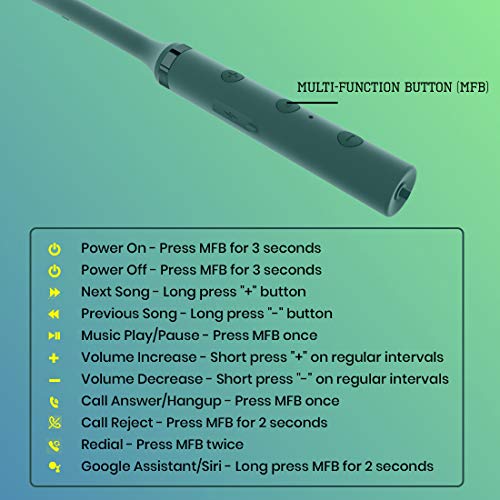 pTron Tangent Plus Magnetic in-Ear Wireless Bluetooth 5.0 Headphones, 15hrs Playback pTron Tangent Plus Magnetic in-Ear Wireless Bluetooth 5.0 Headphones, 15hrs Playback