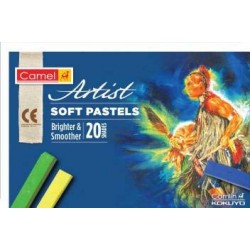 Camel Artist Soft Pastels - 20 Shades Brighter & Smoother
