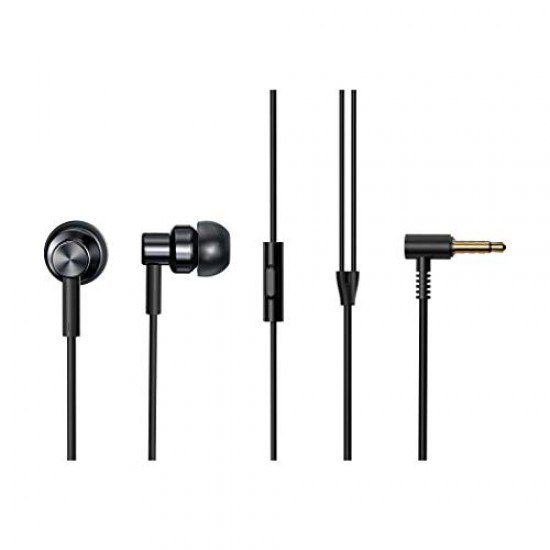 Redmi Earphones with Hi-Res Audio, Dynamic Bass & HD mic (Red)