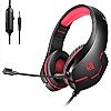 Cosmic Byte Stardust Headset with Flexible Mic for PS4 Xbox One Laptop PC iPhone and Android Phones Red